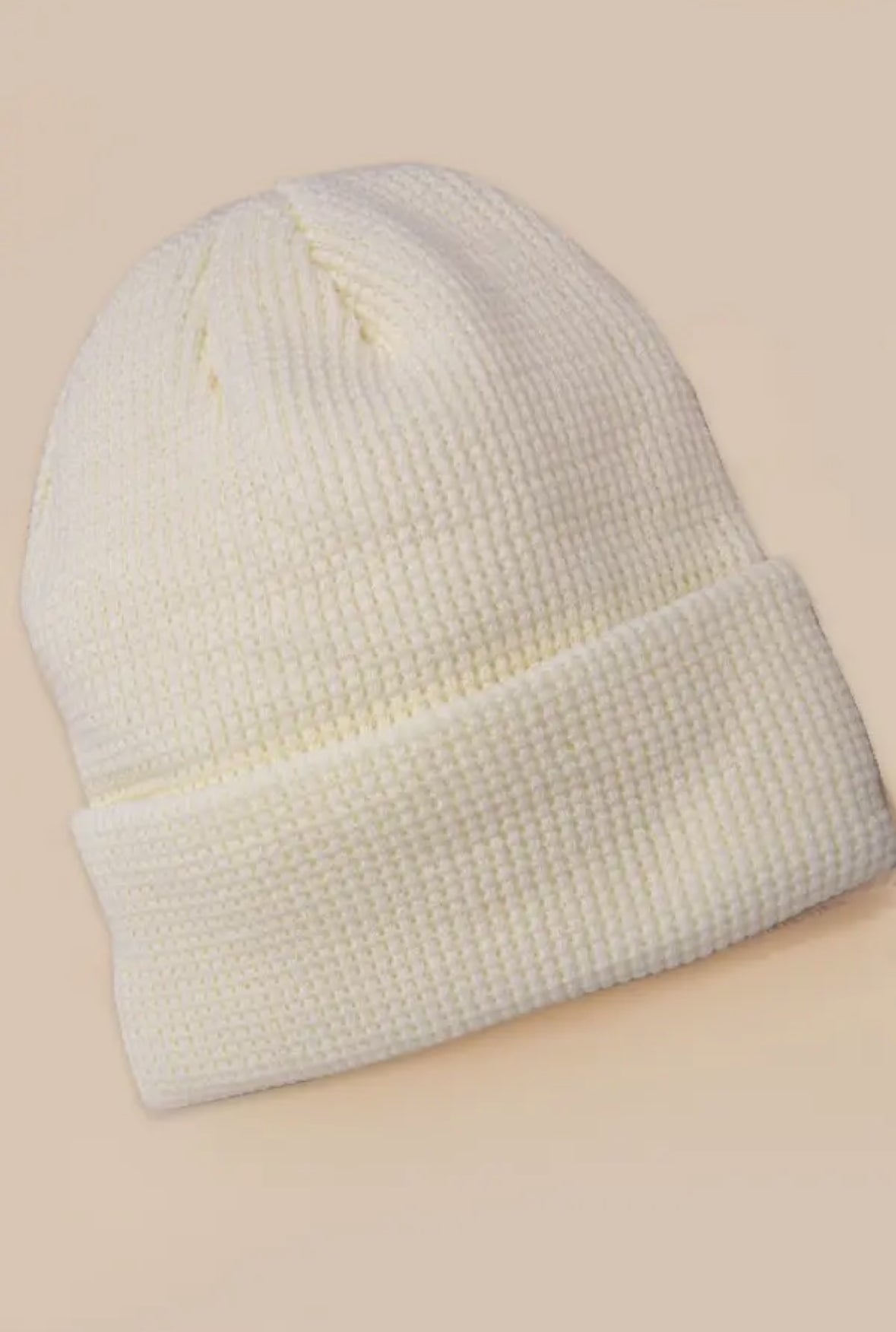 Waffle Knit Beanie