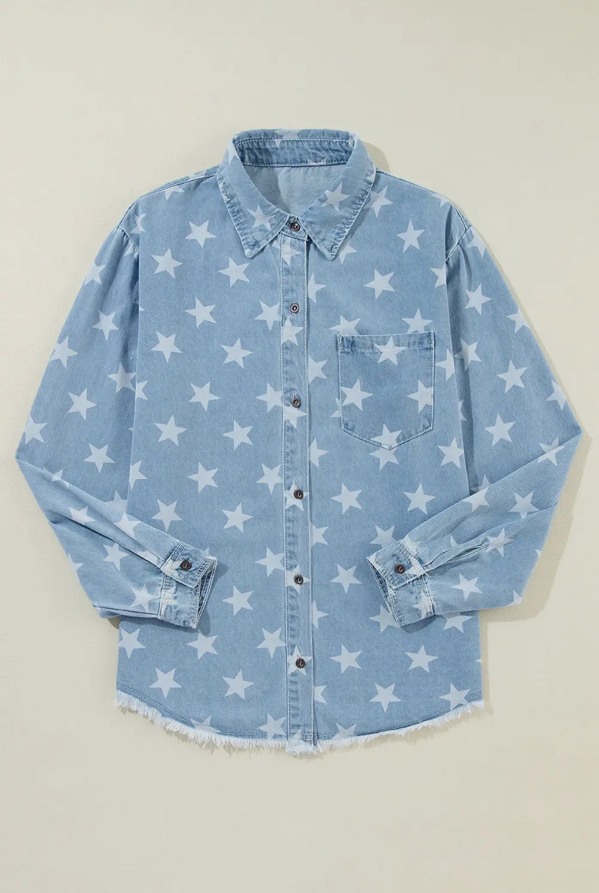 Stars Denim w/ Edgy Raw Hem