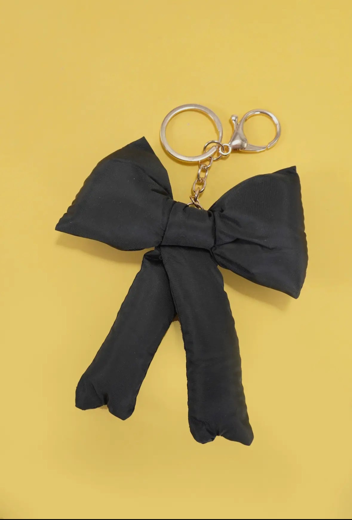 Puffer Bow Keychain