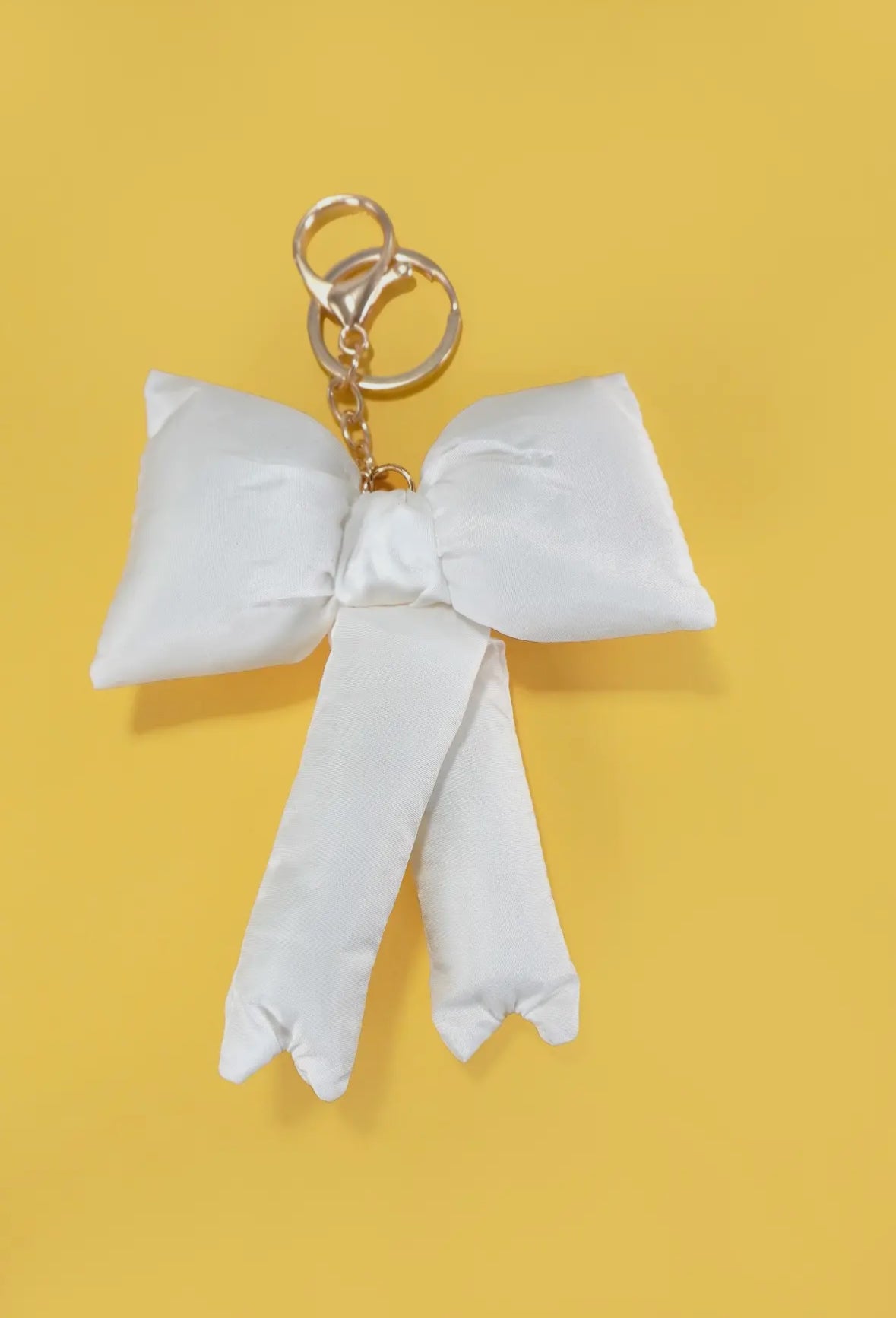 Puffer Bow Keychain