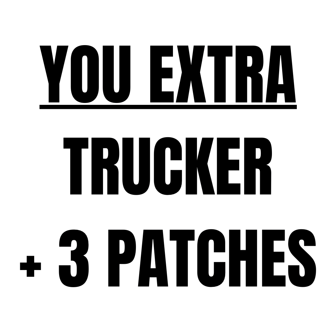 Trucker Hat + 3 Patches